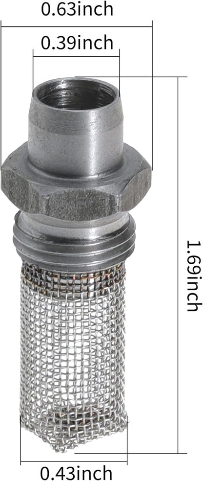 Stub Spark Arrestor for Stihl Blower BG85 BG86 BG55 BG56 BR200 SH85 SH86 SH55 SH56(Pack of 1)