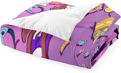 Girls Black Girls Comforter Sets for Teen Kids Adults African American Queen Size African American Girl Comforter Set for Girls Bedroom Cute Black Girls Bedding Set 1 Comforter 2 Pillowcases
