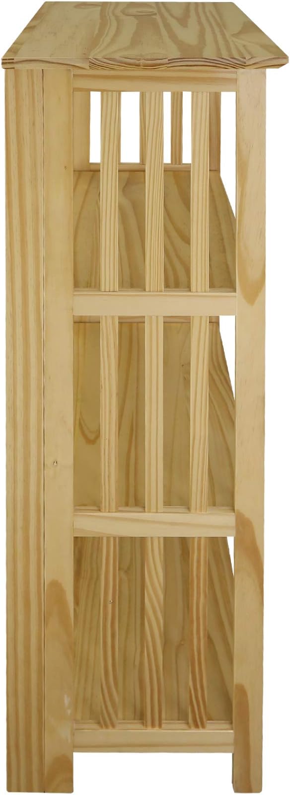 Casual Home "Soho Manhattan 4-Shelf Folding Bookcase 26"" Wide - Natural (333-40)