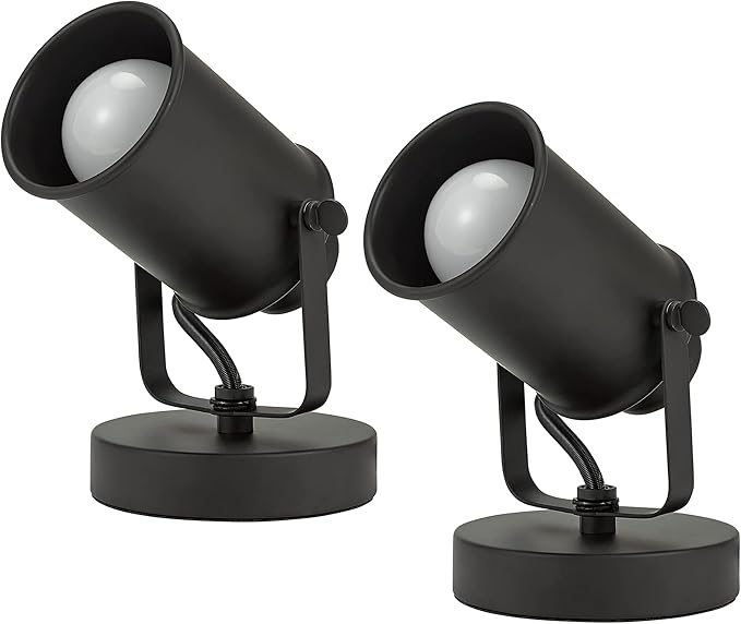 Catalina Lighting Modern Multipurpose Spotlight Desk or Wall Mount Accent Lamp, 6", Dark Bronze, 2 Count (Pack of 1)