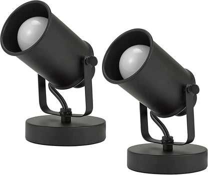 Catalina Lighting Modern Multipurpose Spotlight Desk or Wall Mount Accent Lamp, 6", Dark Bronze, 2 Count (Pack of 1)