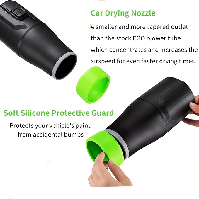 Car Drying Nozzle for EGO Leaf Blower Nozzle Work for EGO 530 575 580 615 650 765 670- Bare Nozzle 1 Pack