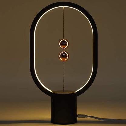 01 Heng Balance Lamp, Smart Magnetic Balance Lamp Magnetic Desk Lamp USB Powered Night Light LED Warm Eye-Care Lamp for Office Bedroom Living Room
