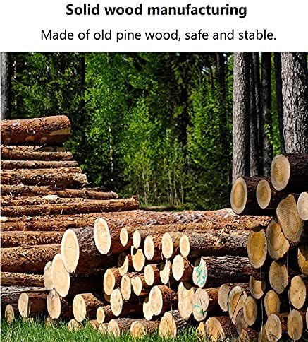 Rotating Bookshelf 360 Display 4 Tier Floor Standing Bookcase Storage Rack for Kids&Adults Solid Wood Bookshelf Organizer