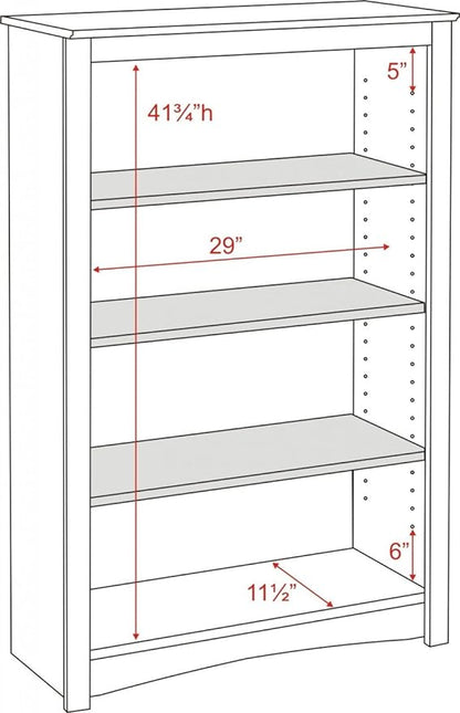 Prepac Home Espresso 4-shelf Bookcase