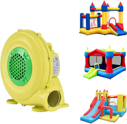 480W Air Blower, Pump Fan Commercial Inflatable Bouncer Blower, Perfect for Inflatable Water Bounce House, Jumper, Bouncy Castle (480 Watt 0.64HP)