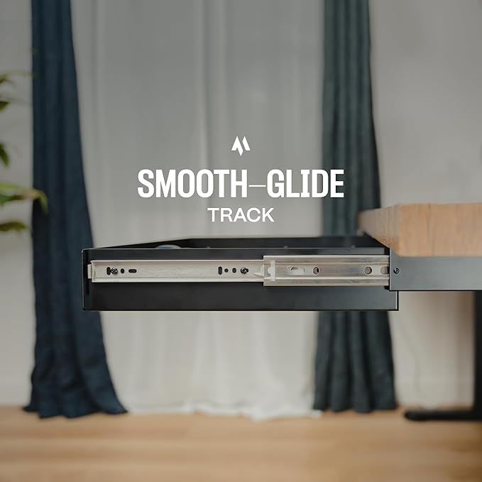Under Desk Drawer For Desk, Standing Desk Drawer Attachment Under Desk Drawer Slide Out, Carbon Steel Office Drawers Under Desk Pull Out Undermount Drawer, Sliding Underdesk Drawer - 7.5 * 8 * 2.8 in