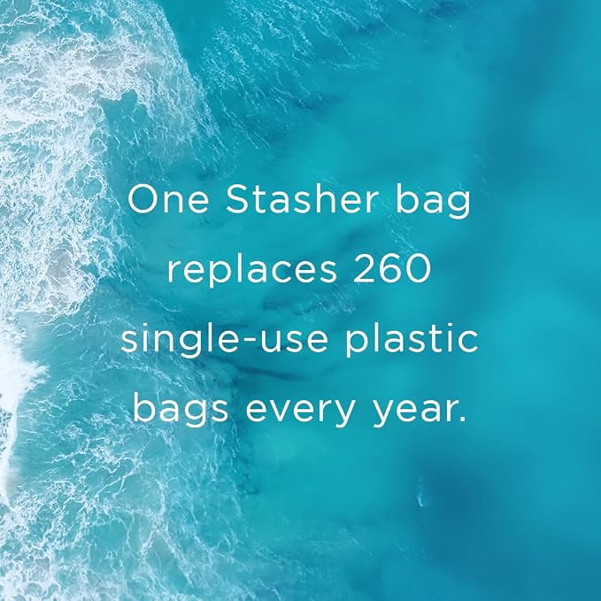 Stasher Premium Reusable Silicone Sandwich Bags, 2-Pack, Blueberry, 28 oz | Food-Safe Silicone, Leak-Free, BPA-Free, Eco-Friendly, Freezer, Microwave, Dishwasher, Oven Safe, Meal Prep, Lunch Container