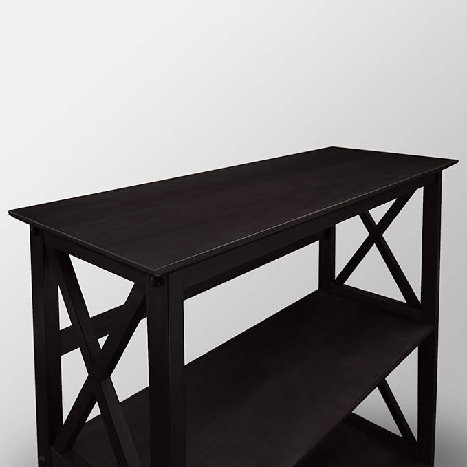Casual Home Montego 3-Shelf Bookcase, Black (New)
