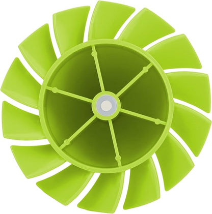 529437004 Blower Fan Blade-for Ryobi 18V Cordless Leaf Blower Models P2108, P21081, P21081VN, and P21081VNM - Replaces 529437001 and 529437003 - Yard Blower Accessories