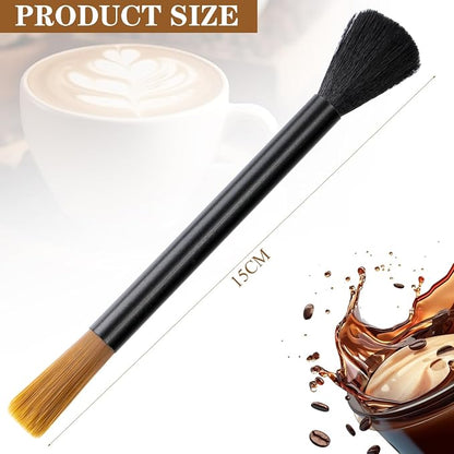 Coffee Grinder Cleaning Brush Dusting Espresso Brush Accessories Cleaner Barista Brush Machine Cleaning Brush Cleaning Tool for Bean Grain Coffee Tool Barista Home Kitchen