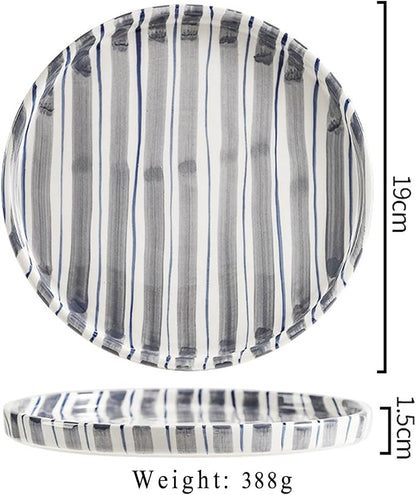 Ceramic Afternoon Serving Tray Dessert Cupcake Stand Serving Plat Tea Party Serving Platter for Cupcakes, Sevring Food, Dessert, Fruit, Cookie,D