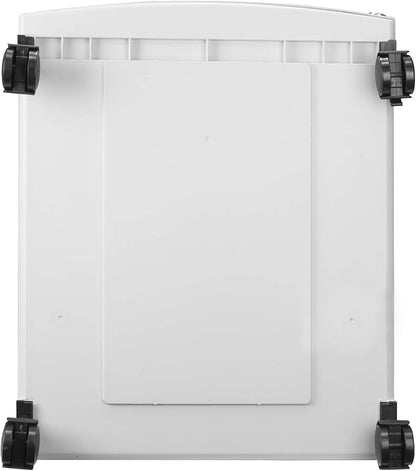 Storex 61310A01C File Cabinet, 1-Pack, Grey/Dark Grey
