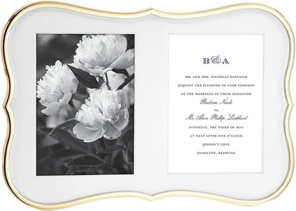 Kate Spade New York Gold Crown Point Double 5" X 7" Frame, 2.55 LB