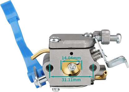 125b Carburetor for Husqvarna 125B 125BX 125BVX Leaf Blower Engine Replace for Zama C1Q-W37 590460102 with 125B Air Filter Fuel Line Kit
