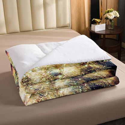 Erosebridal American Flag Comforter Eagle Room Decorative Comforter Set King Size Firework Bedding Set Wildlife Animal Bird Down Comforter Soft Lightweight Quilt Set with 2 Pillowcases