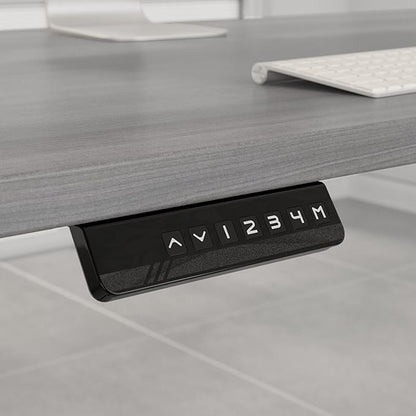 Bush Business Furniture Move 60 Electric Ergonomic Sit-Stand Computer Table for Home and Professional Office, 72W x 30D, Platinum Gray