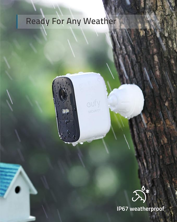 eufy Security eufyCam 2C Wireless Home Security Camera Add-on, Requires HomeBase 2, 180-Day Battery Life, HomeKit Compatibility, 1080p HD, No Monthly Fee, Motion Only Alert