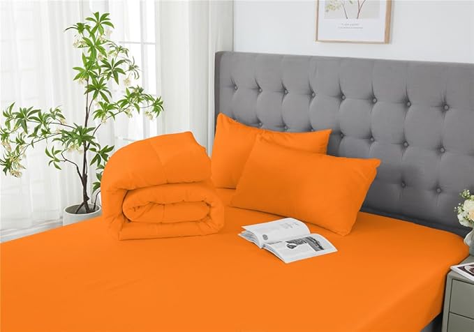 3 Piece Solid Color All Season Bedding Comforter Set Microfiber Soft Lightweight Bedding Set for Kids Teens Adults Room Decor with 1 Comforter and 2 Pillowcases Full