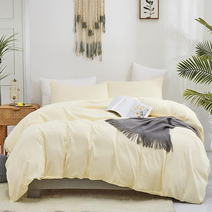 Light Yellow Comforter Set King Off White Bedding Set Beige Comforter Set King Men Breathable Ivory Bedding Set Women Soft Off White King Ivory Bedding Comforter Set King