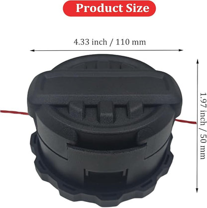 DWO1DT995 Replacement Trimmer Head for Dewalt DCST922P1 DCST922B DCST972X1 Cordless Weed Wacker String Trimmer,Weed Eater Parts with Pre-Wound Line 0.080" 20ft