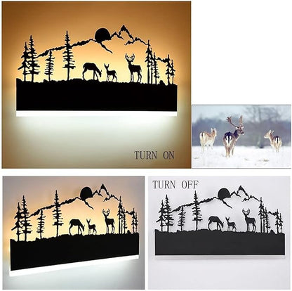 Wall Sconce LED Wall lamp (Sunset Deer)