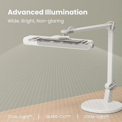 BenQ MindDuo 2 Kids Study Lamp (Purple), Wide & Even Illumination, Auto Dimming, Brightness & Color Adjustment, Presence Detection