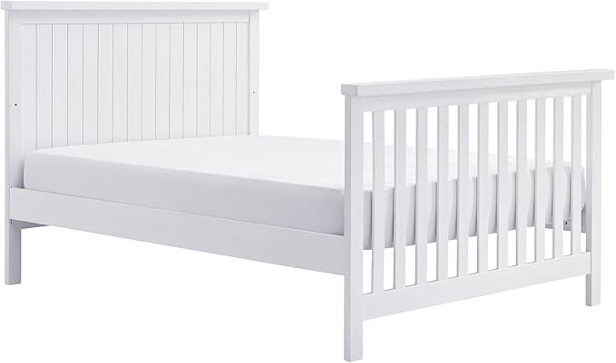 Everlee Crib to Full-Size Bed Conversion Kit, Whitewash