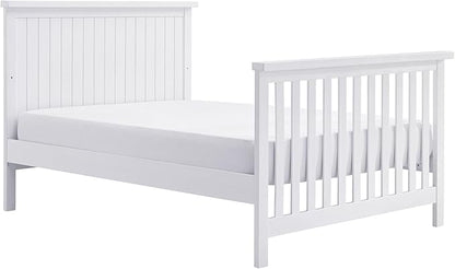 Everlee Crib to Full-Size Bed Conversion Kit, Whitewash