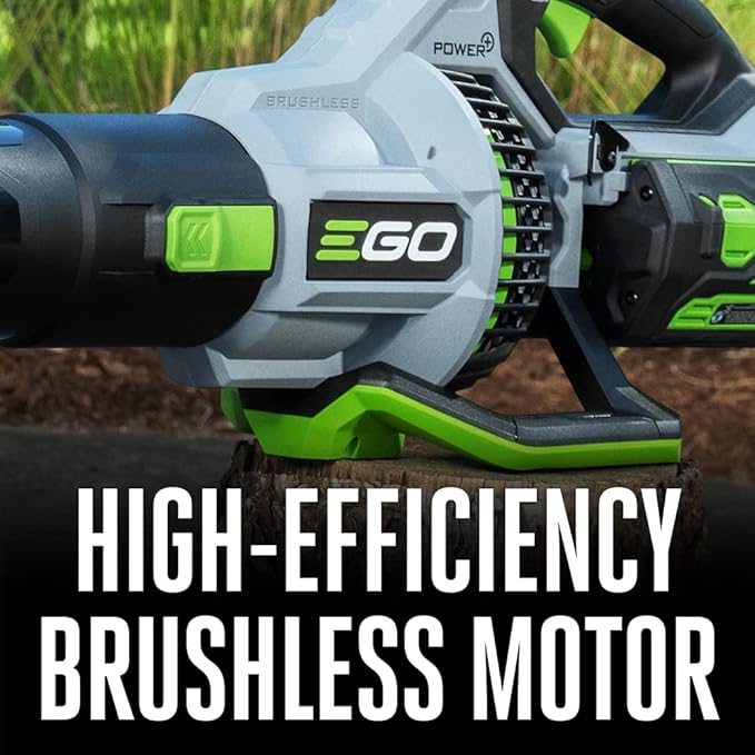 EGO Power+ LB7654 765 CFM Variable-Speed 56-Volt Lithium-ion Cordless Leaf Blower with Shoulder Strap, 5.0Ah Battery and Charger Included