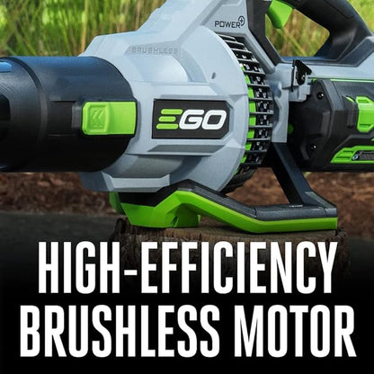 EGO Power+ LB7654 765 CFM Variable-Speed 56-Volt Lithium-ion Cordless Leaf Blower with Shoulder Strap, 5.0Ah Battery and Charger Included