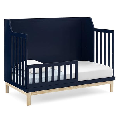 GAP babyGap Oxford 6-in-1 Convertible Crib - Greenguard Gold Certified, Navy/Natural, 1 Unit