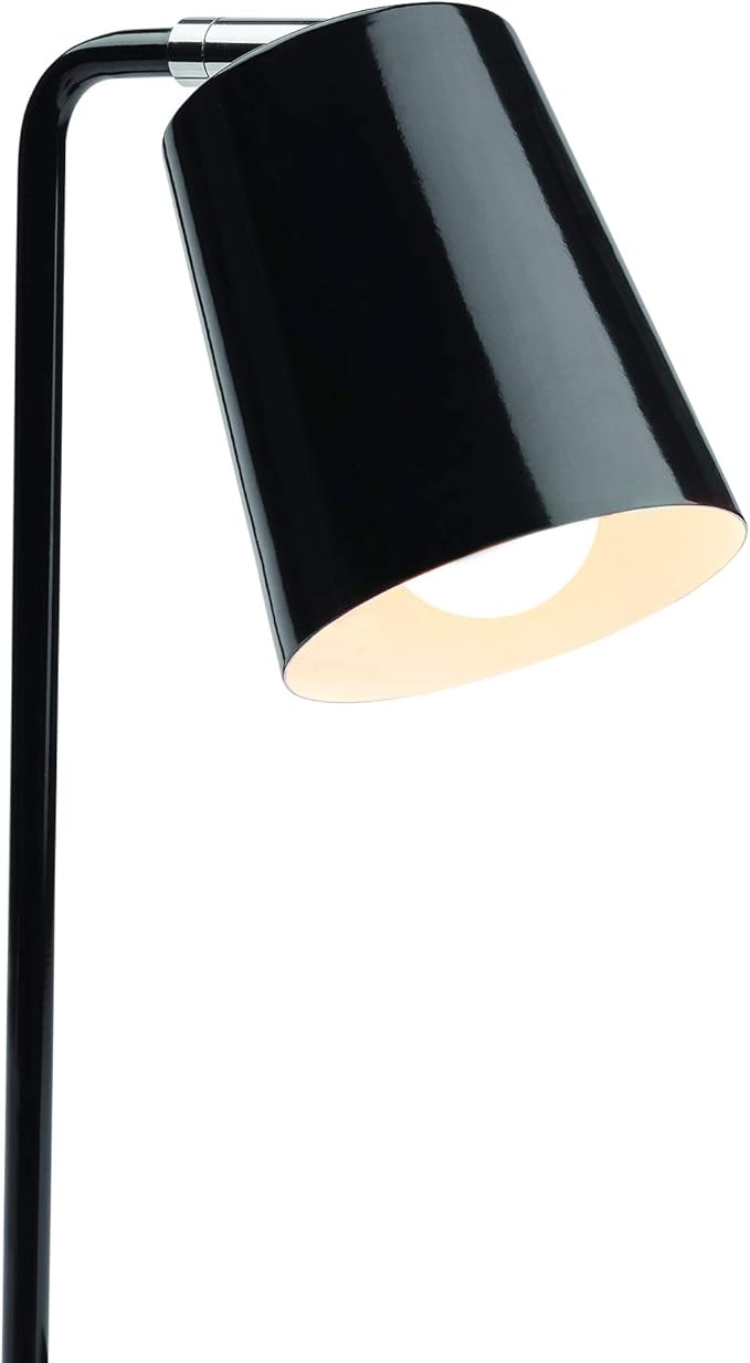Newhouse Lighting NHDK-OS-BK Oslo Contemporary Desk Lamp with LED Bulb Included, Black