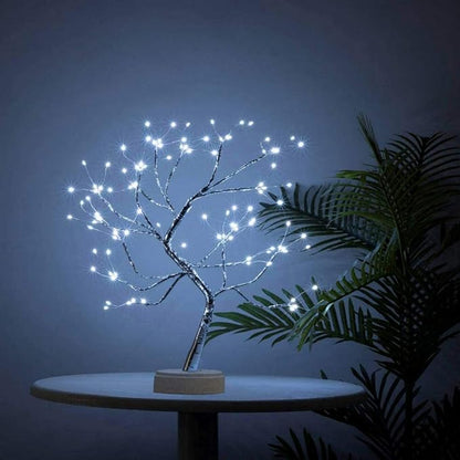 Bonsai Tree Light for Room Decor, Aesthetic Lamps for Living Room, Cute Night Light for House Decor, Good Ideas for Gifts, Home Decorations, Weddings, Christmas, Holidays and More (White, 108 LED)