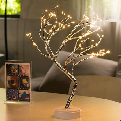 Bonsai Tree Light for Room Decor, Aesthetic Lamps for Living Room, Cute Night Light for House Decor, Good Ideas for Gifts, Home Decorations, Weddings,Christmas, Holidays and More (Warm White,108 LED)