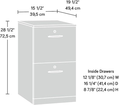 Sauder County Line Dresser, L: 15.55" x W: 19.45" x H: 28.54", Classic Cherry Finish