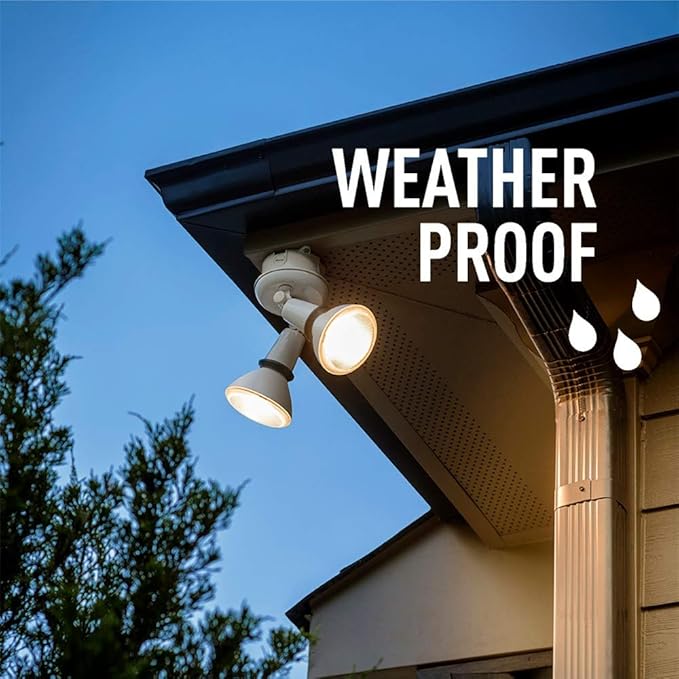 Cree Lighting Connected Max Smart Led Bulb Par38 Outdoor Flood Tunable White + Color Changing, 2.4 Ghz, Compatible with Alexa and Google Home, No Hub Required, Bluetooth + WiFi, Pack of 4