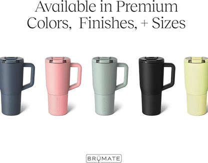 BrüMate Müv - 25oz 100% Leak Proof Insulated Coffee Mug with Handle & Lid - Stainless Steel Coffee Travel Mug - Double Walled Coffee Cup (Java)