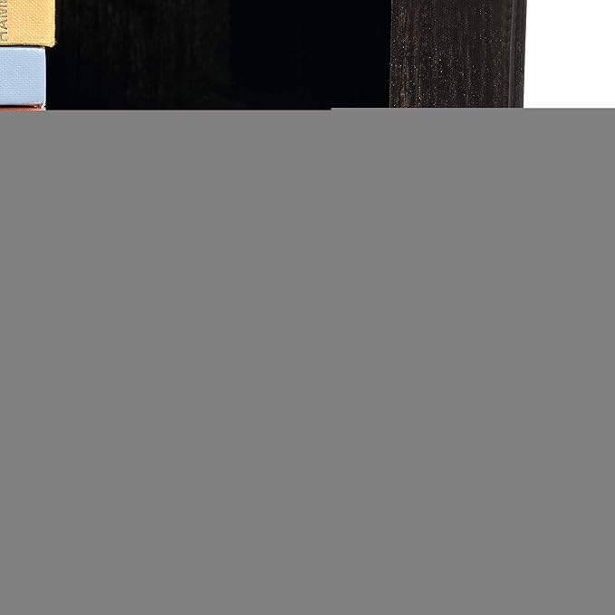 Sauder Miscellaneous Storage 3-Shelf Bookcase/ book shelf, Estate Black finish