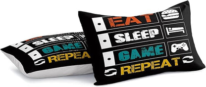 Gaming Comforter for Boys Teen,Game Contoller Bedding Set for Boys Kids,Down Alternative Comforter for All Season,Gamer Home Decor for Boys Comforter Set (Comforter-Game33, Twin)