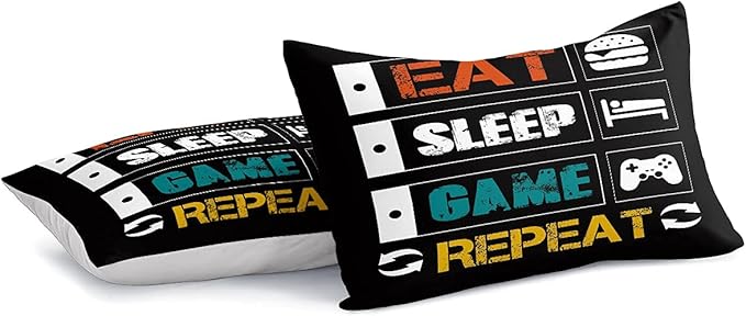 Gaming Comforter for Boys Teen,Game Contoller Bedding Set for Boys Kids,Down Alternative Comforter for All Season,Gamer Home Decor for Boys Comforter Set (Comforter-Game33, Full)