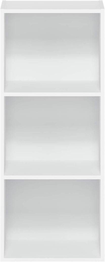 Furinno Luder Bookcase / Book / Storage , 3-Tier, White