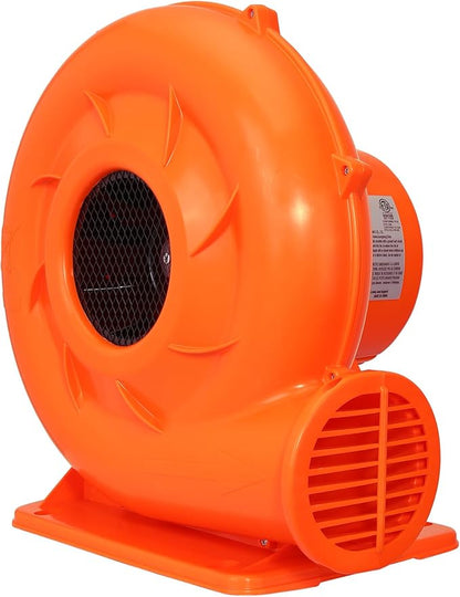 VEVOR Air Blower, 2-Speed Inflatable Blower, 1HP and 1.2HP, Portable and Powerful Bounce House Blower, Commercial Bouncy Castle Electric Blower, Used for Inflatable Bouncy Castle and Jump Slides