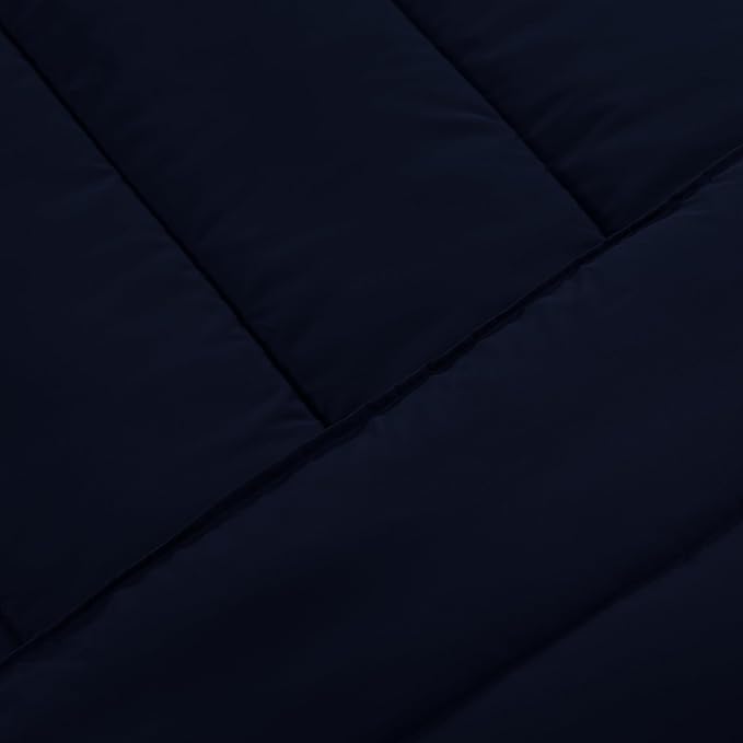 Utopia Bedding All Season Navy Comforter Set with 2 Pillow Cases, 3 Piece Soft Brushed Microfiber Kids Bedding Set for Boys/Girls, Machine Washable (Twin, Pack of 6)