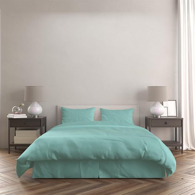 3 Piece Solid Color All Season Bedding Comforter Set Microfiber Soft Lightweight Bedding Set for Kids Teens Adults Room Decor with 1 Comforter and 2 Pillowcases King