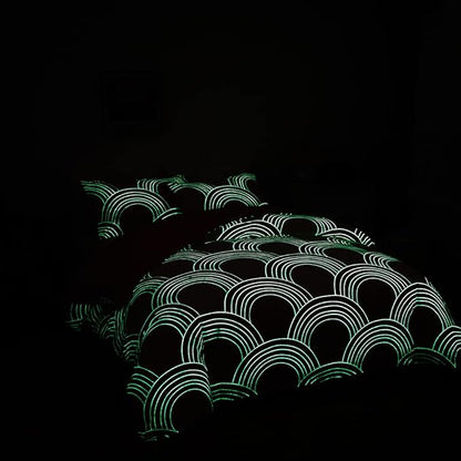 Feelyou Rainbow Glow in The Dark Comforter Set for Girls Kids Twin Pink Rainbow Bedding Set Super Soft Colorful Stripe Mermaid Scales Comforter Baby Girl Bedroom Pink Decor Bedding Quilted Duvet