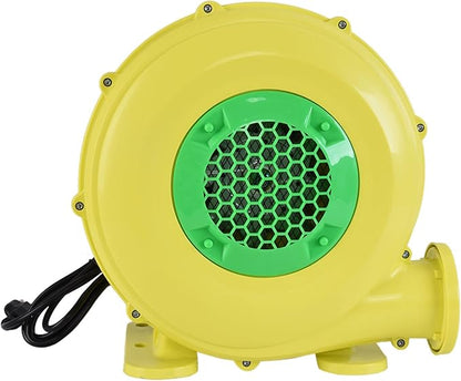 350W Air Blower, Pump Fan Commercial Inflatable Bouncer Blower, Perfect for Inflatable Water Bounce House, Jumper, Bouncy Castle Yellow
