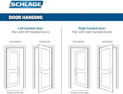 SCHLAGE Connect Camelot Touchscreen Deadbolt with Built-In Alarm and Handleset Grip with Accent Lever, Satin Nickel, FE469NX ACC 619 CAM LH, Works with Alexa