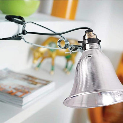 Simple Deluxe HIWKLTCLAMPLIGHTSX6 6-Pack Clamp Lamp Light with 5.5 Inch Aluminum Reflector up to 60 Watt E26/E27 Socket (no Bulb Included) 6 Feet 18/2 SPT-2 Cord, 6 Pack