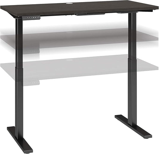 Bush Business Furniture Move 60 Electric Ergonomic Sit-Stand Computer Table for Home and Professional Office, 48W x 24D, Storm Gray